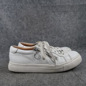 Ziera Shoes Womens 40 XF Pamela Sneakers Lifestyle Leather Zip Casual Comfort